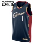 Maillot NBA Cleveland Cavaliers Max Strus Nike 2025-26 Classic Edition Navy Swingman - Enfant